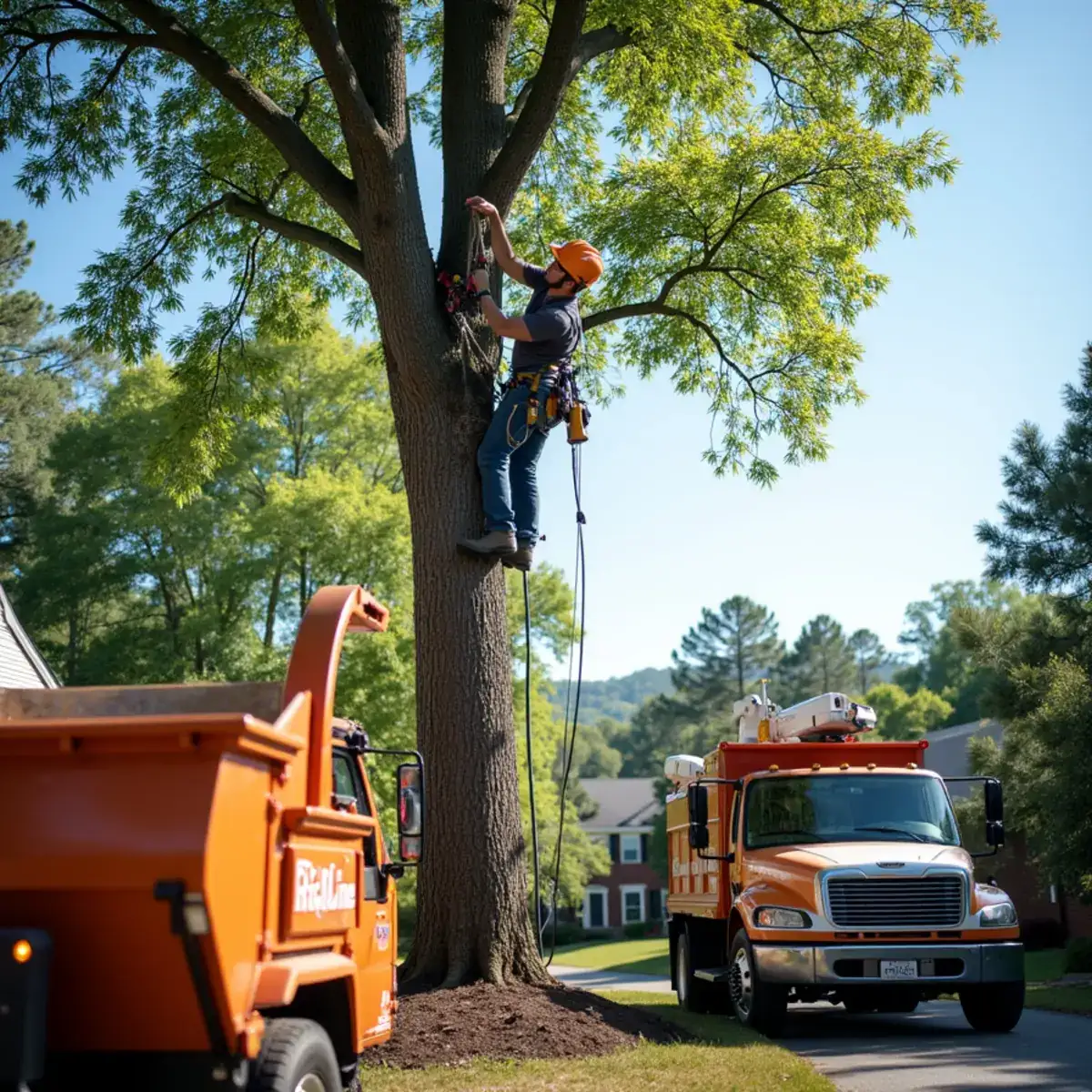 Rig Line Tree Service crew providing tree services across Westminster SC